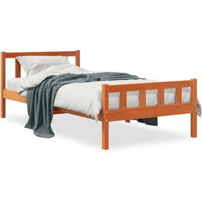 vidaXL Bettrahmen - Massives Kiefernholz King Size - 150x200 cm vidaXL Bettrahmen - Massives Kiefernholz King Size - 150x200 cm