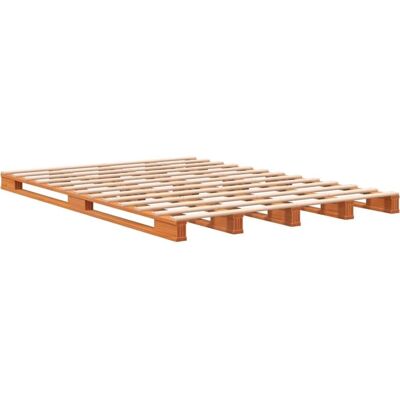 vidaXL Estructura de Cama de Madera Maciza de Pino - Base de Cama - Soporte de Colchón vidaXL Estructura de Cama de Madera Maciza de Pino - Base de Cama - Soporte de Colchón
