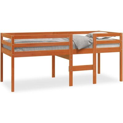 VidaXL Hochbett - Massives Kiefernholz mit Leiter VidaXL Hochbett - Massives Kiefernholz mit Leiter