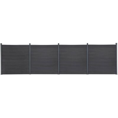 vidaXL Zaunpaneel-Set Grau 699x186 cm WPC - Zaunpaneel-Set vidaXL Zaunpaneel-Set Grau 699x186 cm WPC - Zaunpaneel-Set