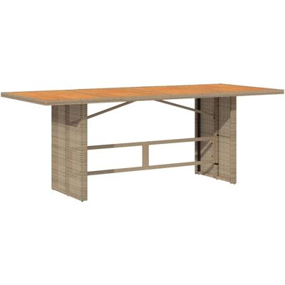 vidaXL 9-tlg. Garten-Essgruppe Beigemischung Poly Rattan vidaXL 9-tlg. Garten-Essgruppe Beigemischung Poly Rattan