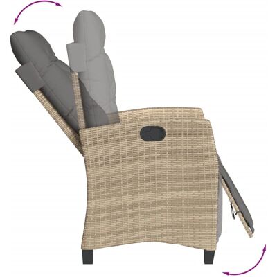 vidaXL 7-teiliges Gartenset mit Kissen - Gartentisch vidaXL 7-teiliges Gartenset mit Kissen - Gartentisch