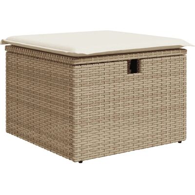 VidaXL Pufa - Odporne na warunki atmosferyczne rattan, schowek, wygodne - Pufa/Ottoman VidaXL Pufa - Odporne na warunki atmosferyczne rattan, schowek, wygodne - Pufa/Ottoman