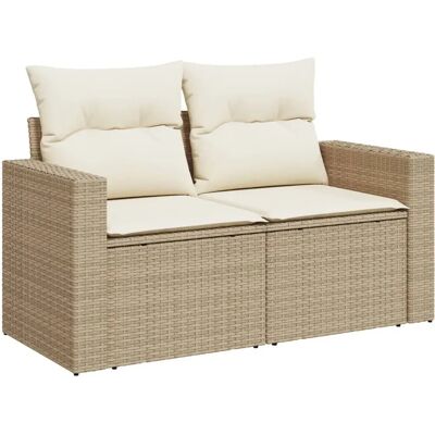 vidaXL 366078 Beige Patio Bank - Buitenmeubelen vidaXL 366078 Beige Patio Bank - Buitenmeubelen
