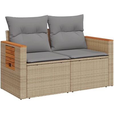 vidaXL Gartensofa Mit Kissen 2-Sitzer - UV-Resistent & Modular vidaXL Gartensofa Mit Kissen 2-Sitzer - UV-Resistent & Modular