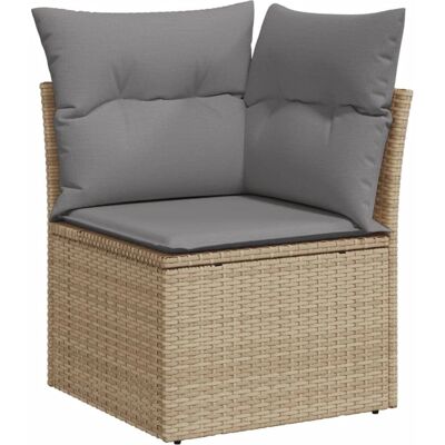 VidaXL Gartensofa - Wetterfester PE-Rattans, Modulares Design VidaXL Gartensofa - Wetterfester PE-Rattans, Modulares Design