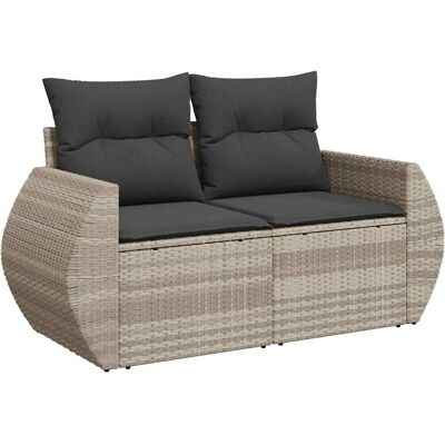 VidaXL Terrasssofa - Hellgrau - Gartenmöbel VidaXL Terrasssofa - Hellgrau - Gartenmöbel