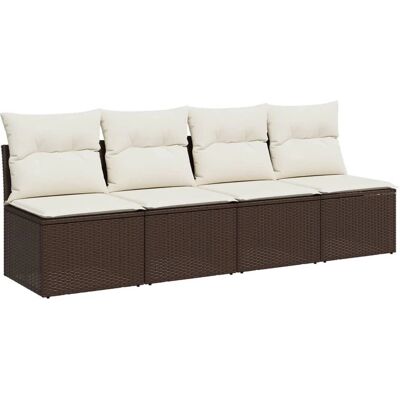 vidaXL Gartensofa 4-Sitzer - Gartenmöbel vidaXL Gartensofa 4-Sitzer - Gartenmöbel