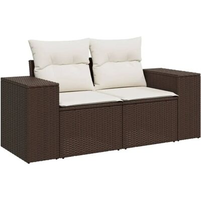 VidaXL 366212 patio bank - Duurzaam PE-Rattan, Dikke Kussens, Modulaire Ontwerp VidaXL 366212 patio bank - Duurzaam PE-Rattan, Dikke Kussens, Modulaire Ontwerp