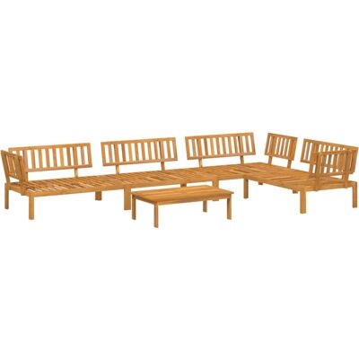 VidaXL Patio Sohvasetti - Ruskea - 5-osainen Ulkokalustesarja VidaXL Patio Sohvasetti - Ruskea - 5-osainen Ulkokalustesarja