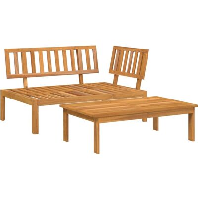 vidaXL Zestaw Sofa na Paletach - Drewno z Akacji vidaXL Zestaw Sofa na Paletach - Drewno z Akacji