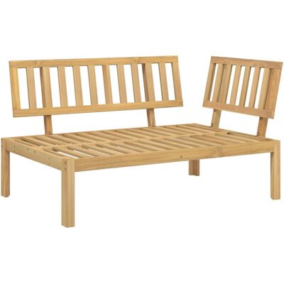 vidaXL 365849 Hellbraun Ecksofa für Garten und Terrasse - Gartenmöbel vidaXL 365849 Hellbraun Ecksofa für Garten und Terrasse - Gartenmöbel