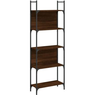 vidaXL Étagère en bois de chêne marron 155,5x24x166,5 cm - Rangement salon - Publicité vidaXL Étagère en bois de chêne marron 155,5x24x166,5 cm - Rangement salon - Publicité