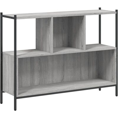 vidaXL Graues Sonoma Bücherregal - Wohnzimmer Aufbewahrung vidaXL Graues Sonoma Bücherregal - Wohnzimmer Aufbewahrung