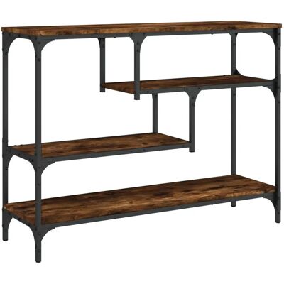 vidaXL Konsole Smoked Oak - Flur Beistelltisch - Tisch vidaXL Konsole Smoked Oak - Flur Beistelltisch - Tisch