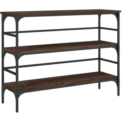 vidaXL Console Table Brown Oak 100x32x75 cm End Table - End table vidaXL Console Table Brown Oak 100x32x75 cm End Table - End table