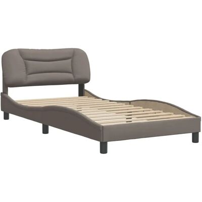 VidaXL 3207755 Bettgestell - Grau Taupe Modern VidaXL 3207755 Bettgestell - Grau Taupe Modern