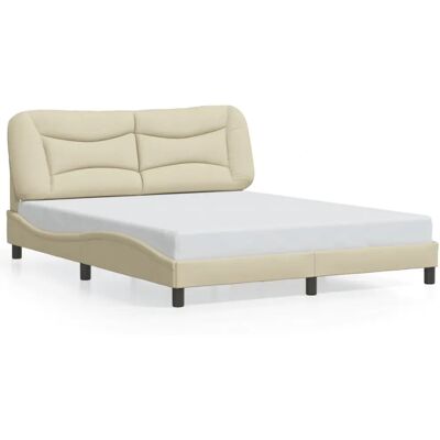 vidaXL Bettgestell mit Kopfteil - 160x200 cm vidaXL Bettgestell mit Kopfteil - 160x200 cm