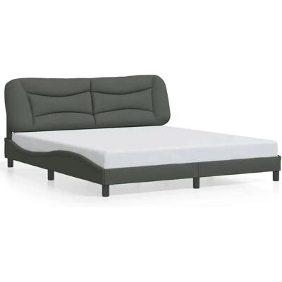 vidaXL Bettgestell - 180x200 cm Dunkelgrau vidaXL Bettgestell - 180x200 cm Dunkelgrau