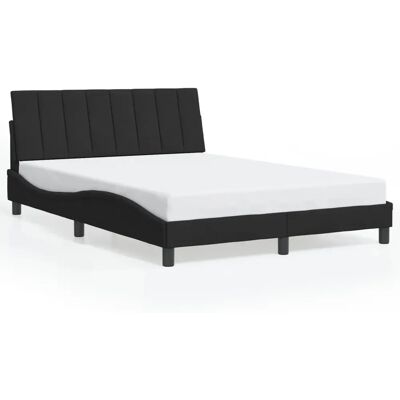 VidaXL Bettrahmen - Schwarzer Samtvelours - Support VidaXL Bettrahmen - Schwarzer Samtvelours - Support