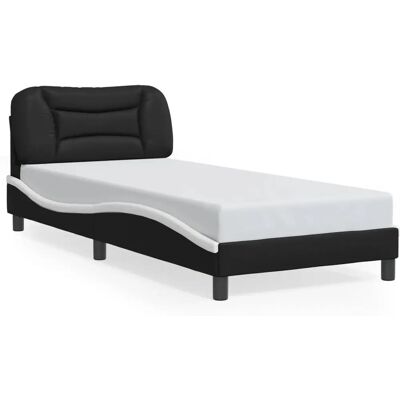 vidaXL Bettgestell mit Kopfteil - Kunstleder, 80x200 cm vidaXL Bettgestell mit Kopfteil - Kunstleder, 80x200 cm