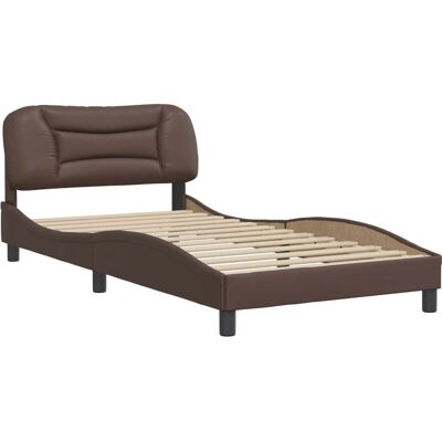 vidaXL Bed Frame met hoofdbord - Duurzaam kunstleer vidaXL Bed Frame met hoofdbord - Duurzaam kunstleer