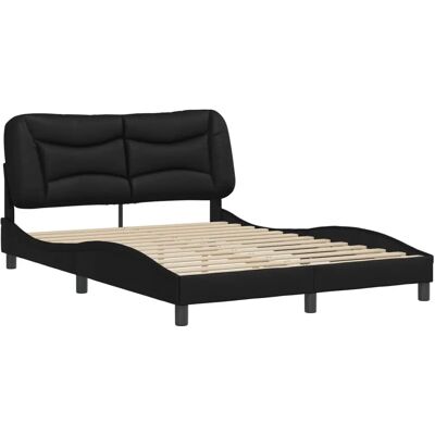 VidaXL 636012 Modern Zwart Bedframe - Bed Frame VidaXL 636012 Modern Zwart Bedframe - Bed Frame