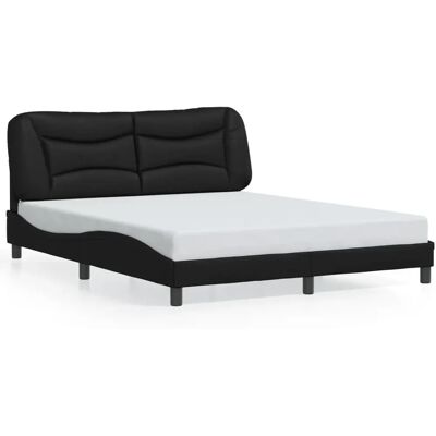 VidaXL Bettgestell mit Kopfteil - Kunstleder, 160x200cm - Bettgestell VidaXL Bettgestell mit Kopfteil - Kunstleder, 160x200cm - Bettgestell