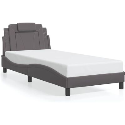 VidaXL Bettgestell - Langlebiges Kunstleder, Wellenform, für 90x190cm Matratze VidaXL Bettgestell - Langlebiges Kunstleder, Wellenform, für 90x190cm Matratze