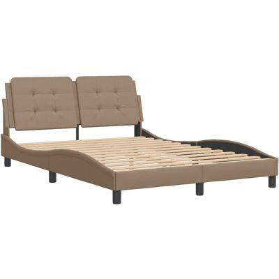 vidaXL Bettgestell Cappuccino 140x200cm - Bettart vidaXL Bettgestell Cappuccino 140x200cm - Bettart