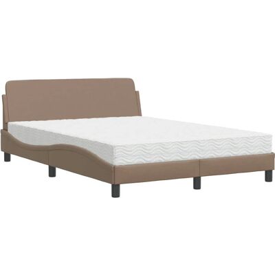 vidaXL 3208421 Bett mit Matratze und Kunstleder - Bett vidaXL 3208421 Bett mit Matratze und Kunstleder - Bett