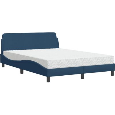 VidaXL 3208450 Bett - Blau, 180x200cm, Modernes Design VidaXL 3208450 Bett - Blau, 180x200cm, Modernes Design