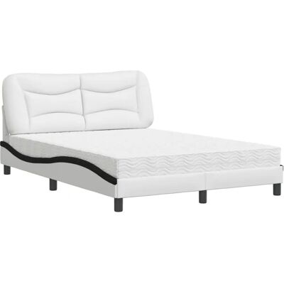 vidaXL Bett mit 160x200cm Kunstledermatratze - Bett vidaXL Bett mit 160x200cm Kunstledermatratze - Bett