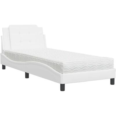 vidaXL Bett - Kunstleder, Modernes Bogenlatten-Design - Bett vidaXL Bett - Kunstleder, Modernes Bogenlatten-Design - Bett