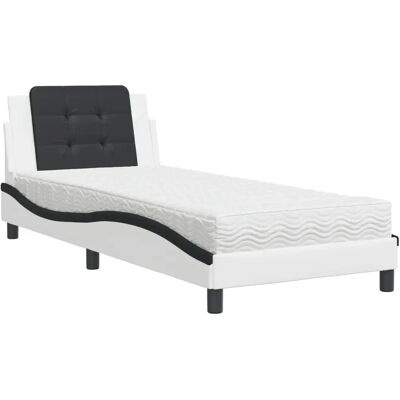 vidaXL Bett mit Matratze und Wellen-Design vidaXL Bett mit Matratze und Wellen-Design