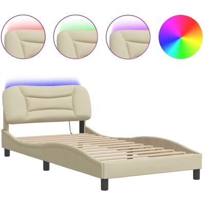 vidaXL Bettgestell 3213688 mit LED - 100x200 cm vidaXL Bettgestell 3213688 mit LED - 100x200 cm