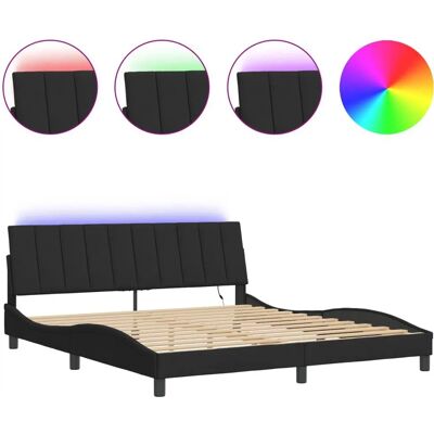 VidaXL Bettgestell Mit LED-Leuchten - Bettgestell VidaXL Bettgestell Mit LED-Leuchten - Bettgestell