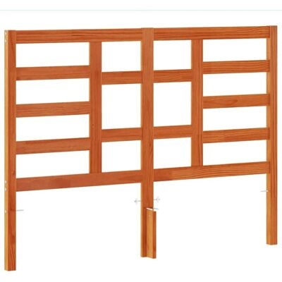 vidaXL Kopfteil Wachsbraun 135 cm Massiv Kieferholz - Kopfteil vidaXL Kopfteil Wachsbraun 135 cm Massiv Kieferholz - Kopfteil
