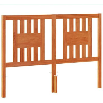 vidaXL Kopfteil Wachs Braun 140 cm Massiv Kiefernholz - Kopfteil vidaXL Kopfteil Wachs Braun 140 cm Massiv Kiefernholz - Kopfteil