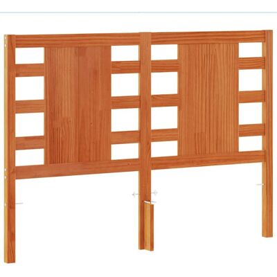 vidaXL Kopfteil Wachsbraun 135 cm Massives Kiefernholz - Kopfteil vidaXL Kopfteil Wachsbraun 135 cm Massives Kiefernholz - Kopfteil