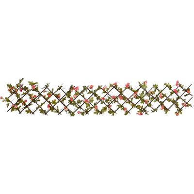 Treillis de Lierre Artificiel Extensible - Rose Sombre - Jardin - Publicité Treillis de Lierre Artificiel Extensible - Rose Sombre - Jardin - Publicité