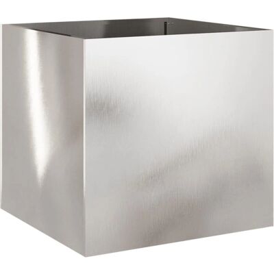 vidaXL Zilveren Tuinplant 49x47x46 cm - Tuin Plant Pot vidaXL Zilveren Tuinplant 49x47x46 cm - Tuin Plant Pot
