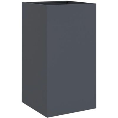 vidaXL Antrazith Stahl Hochbeet 42x38x75 cm - Hochbeet vidaXL Antrazith Stahl Hochbeet 42x38x75 cm - Hochbeet