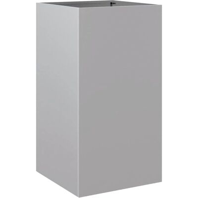 vidaXL Argent 42x38x75 cm Steel Galvanisé Pot de Fleur - Jardin et Pot - Publicité vidaXL Argent 42x38x75 cm Steel Galvanisé Pot de Fleur - Jardin et Pot - Publicité