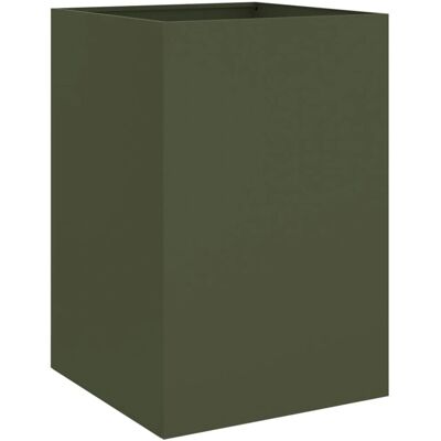 vidaXL Gartenbeet - Kaltgewalzter Stahl, 52x48x75 cm, Grün vidaXL Gartenbeet - Kaltgewalzter Stahl, 52x48x75 cm, Grün