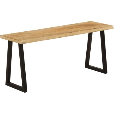 vidaXL Banc Intérieur avec Bordure Naturelle - Mobilier - Publicité vidaXL Banc Intérieur avec Bordure Naturelle - Mobilier - Publicité