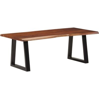 vidaXL Couchtisch - 110x55x40 cm - Massiv Akazie Holz vidaXL Couchtisch - 110x55x40 cm - Massiv Akazie Holz