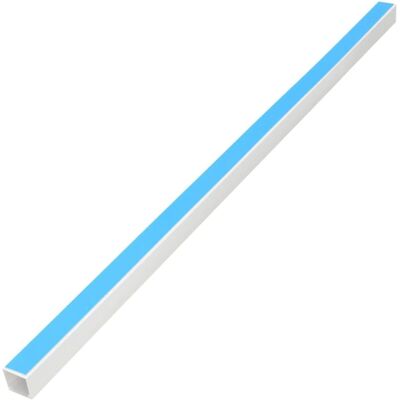 vidaXL Samoprzylepny kanał kablowy 40x40 mm 30 m PVC - Kanały kablowe vidaXL Samoprzylepny kanał kablowy 40x40 mm 30 m PVC - Kanały kablowe