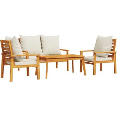 vidaXL Gartenmöbel-Set - Braun - Lounge-Set - 3-teilig vidaXL Gartenmöbel-Set - Braun - Lounge-Set - 3-teilig
