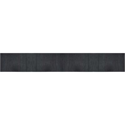 vidaXL Grauer Bambus 60x400 cm Teppich - Bodenmatte, Flur Laufmatte vidaXL Grauer Bambus 60x400 cm Teppich - Bodenmatte, Flur Laufmatte